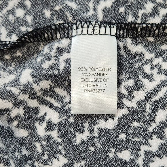 Apt 9 Printed Knit Sleeveless Faux Wrap Dress Size XS - Picture 9 of 11